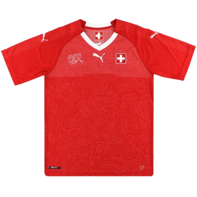 2018-19 Switzerland Puma Home Shirt *Mint* XL - Switzerland / Mint 