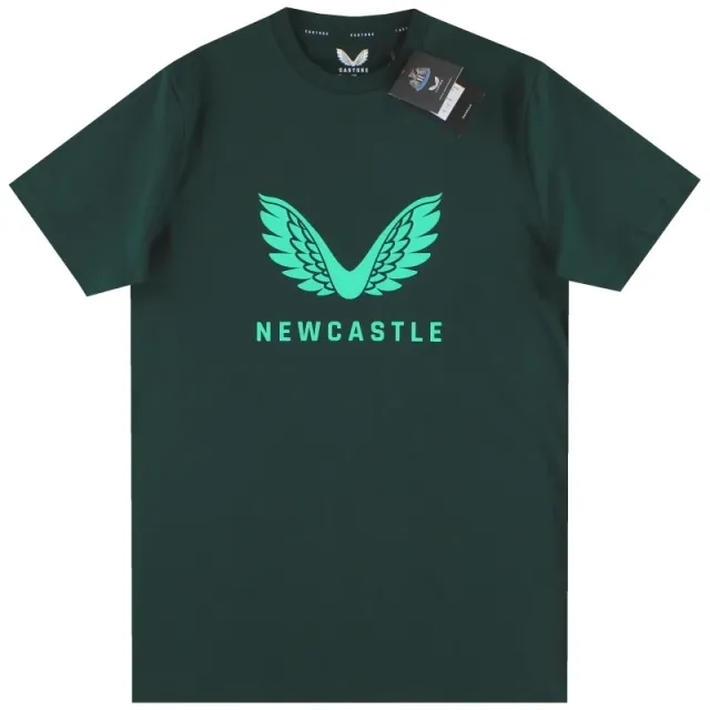 2023-24 Newcastle Castore Players Travel Logo Tee *BNIB* S - Newcastle United / BNIB 
