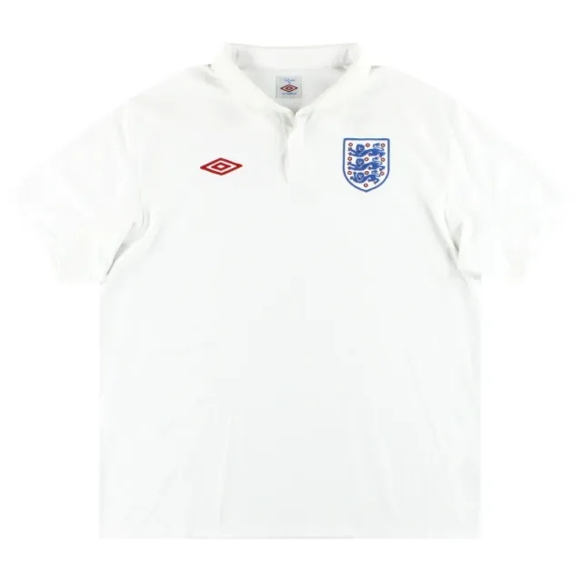 2009-10 England Umbro Home Shirt L - England / Excellent 