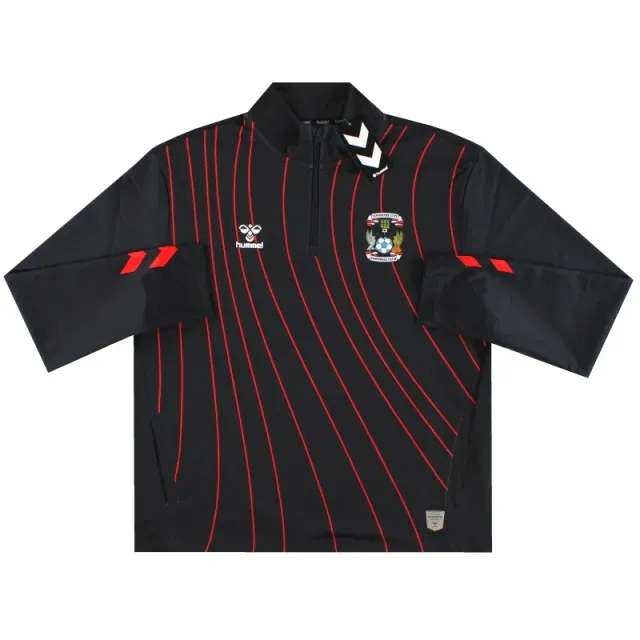 2023-24 Coventry Hummel 1/2 Zip Elite Warm Up Top *w/tags* L - Coventry City / w/tags 