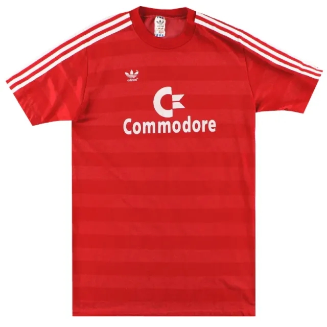1984-89 Bayern Munich adidas Home Shirt #4 L - Bayern Munich / Excellent 