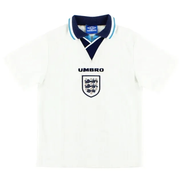 1995-97 England Umbro Home Shirt M.Boys - England / Very Good 