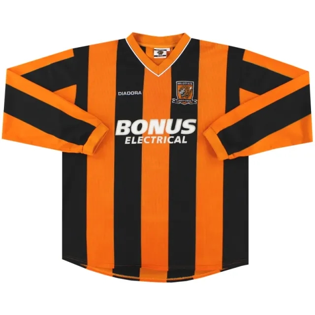 2004-05 Hull City Diadora Centenary Home Shirt L/S XL - Hull City / Excellent 
