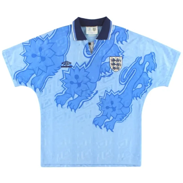 1992-93 England Umbro Third Shirt XXL - England / Excellent 