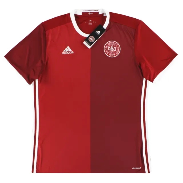 2016 Denmark adidas Home Shirt *w/tags* L - Denmark / BNIB 