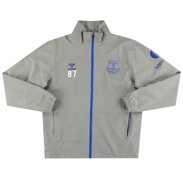 2021-22 Everton Hummel Track Jacket #87 M - Everton / Excellent 