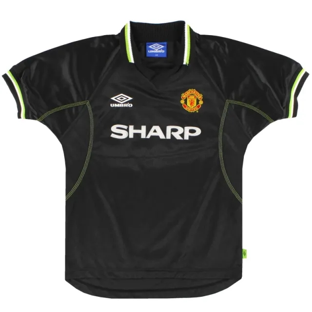 1998-99 Manchester United Umbro Third Shirt Y - Manchester United / Excellent 