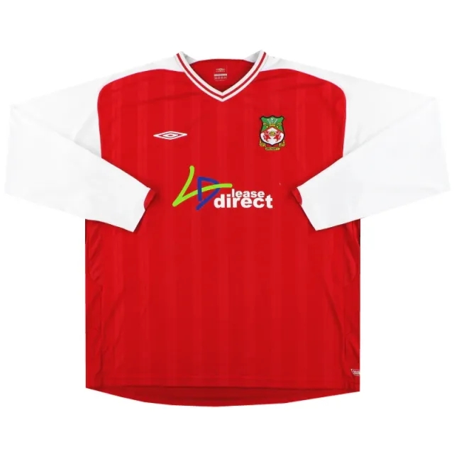 2009-10 Wrexham Umbro Home Shirt L/S XXXL - Wrexham / Excellent 