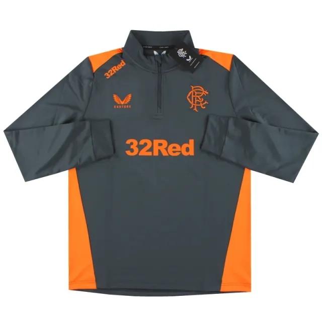 2023-24 Rangers Castore Coaches 1/4 Zip Training Top *BNIB* - Rangers / BNIB 
