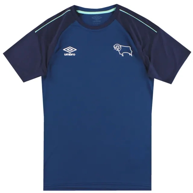 2020-21 Derby County Umbro Away Shirt *Mint* S - Derby County / Mint 