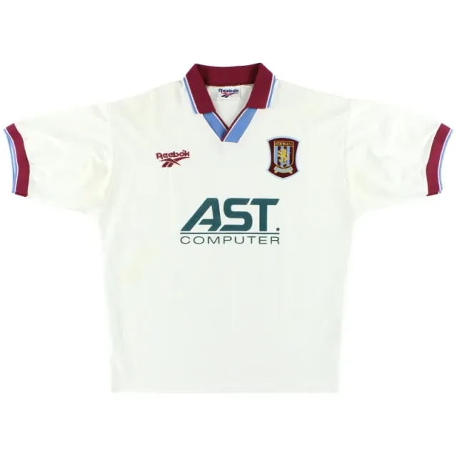 1996-98 Aston Villa Reebok Away Shirt XL - Aston Villa / Excellent 