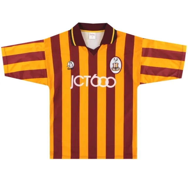 1997-99 Bradford City Home Shirt M - Bradford City / Excellent 