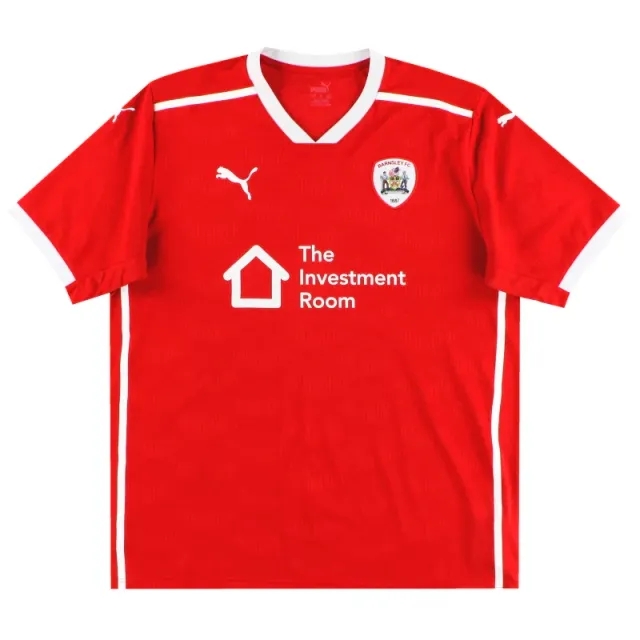 2020-21 Barnsley Puma Home Shirt XL - Barnsley / Very Good 
