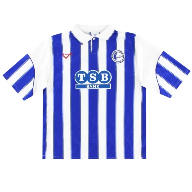 1992-93 Brighton Ribero Home Shirt *Mint* S - Brighton and Hove Albion / Mint 