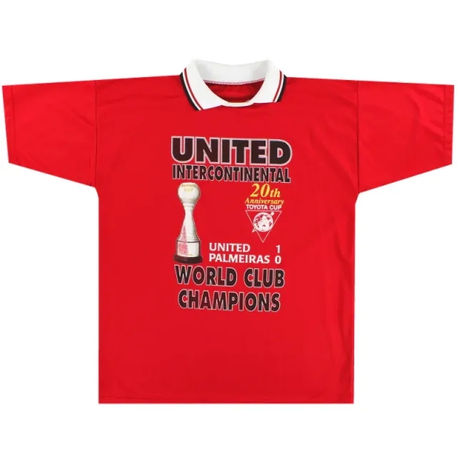1999 Manchester United Intercontinental Cup Shirt XL - Manchester United / Excellent 