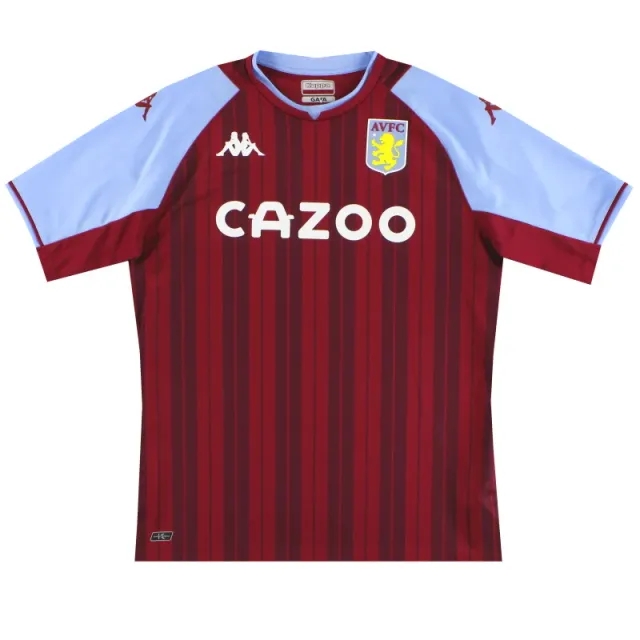 2021-22 Aston Villa Kappa Kombat Home Shirt XL - Aston Villa / Excellent 