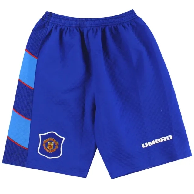 1996-97 Manchester United Umbro Goalkeeper Shorts M - Manchester United / Very good 