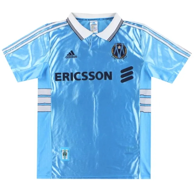 1998-99 Marseille adidas Centenary Away Shirt #12 L - Olympique Marseille / Excellent 