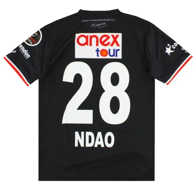 2021-22 Antalyaspor Player Issue Away Shirt Ndao #28 S - Other Turkish Clubs / Excellent 