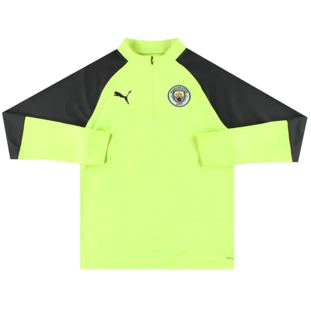 2019-20 Manchester City Puma 1/4 Zip Training Top M - Manchester City / Excellent 