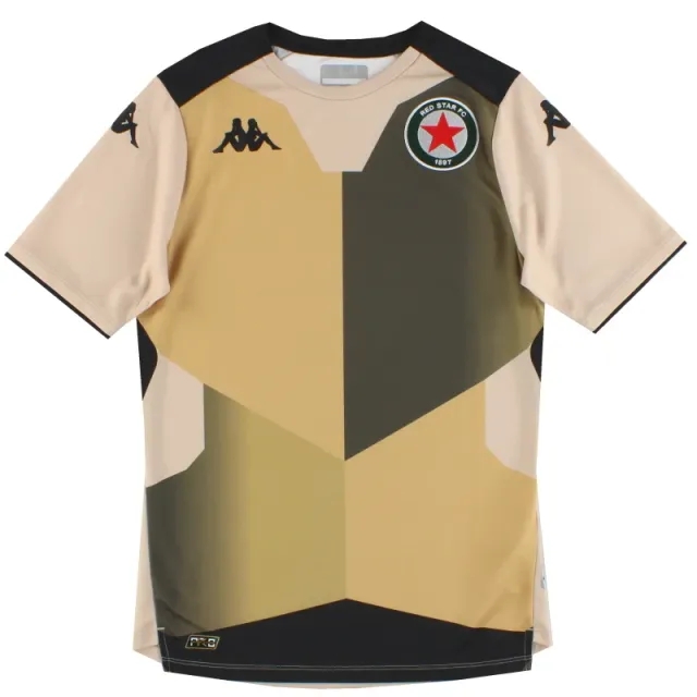 2021-22 Red Star FC Kappa Kombat Training Shirt *As New* L - Other French Clubs / As New 