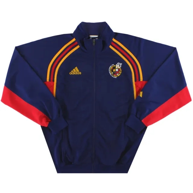 2000-02 Spain adidas Track Jacket M - Spain / Very Good 