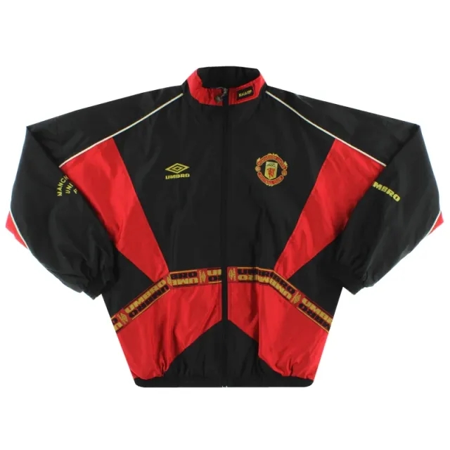 1996-97 Manchester United Umbro Rain Jacket L - Manchester United / Excellent 