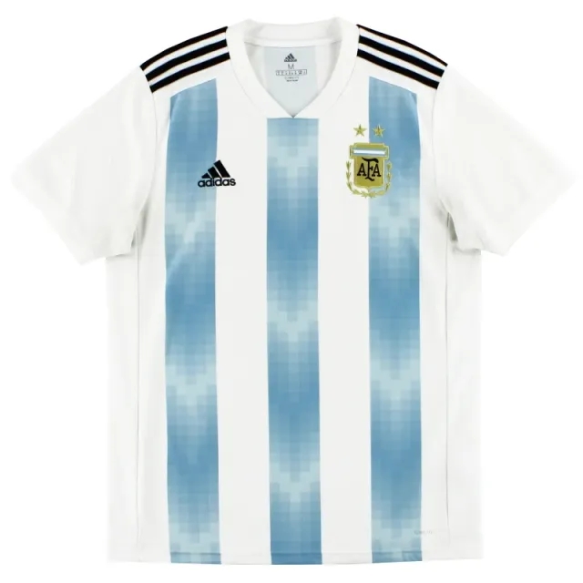 2018-19 Argentina adidas Home Shirt M - Argentina / Excellent 