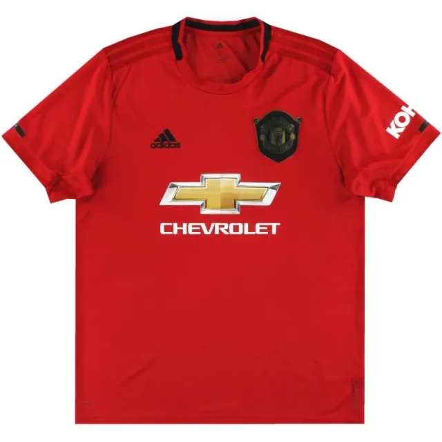 2019-20 Manchester United adidas Home Shirt M - Manchester United / Excellent 