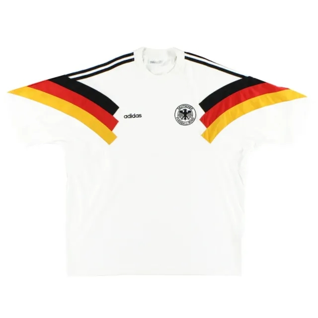 1992-94 Germany adidas Cotton Tee L/XL - Germany / Excellent / Large