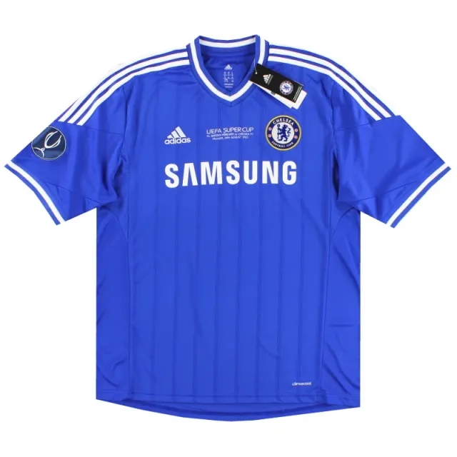 2013-14 Chelsea adidas 'UEFA Super Cup' Home Shirt *w/tags* XL - Chelsea / w/tags 