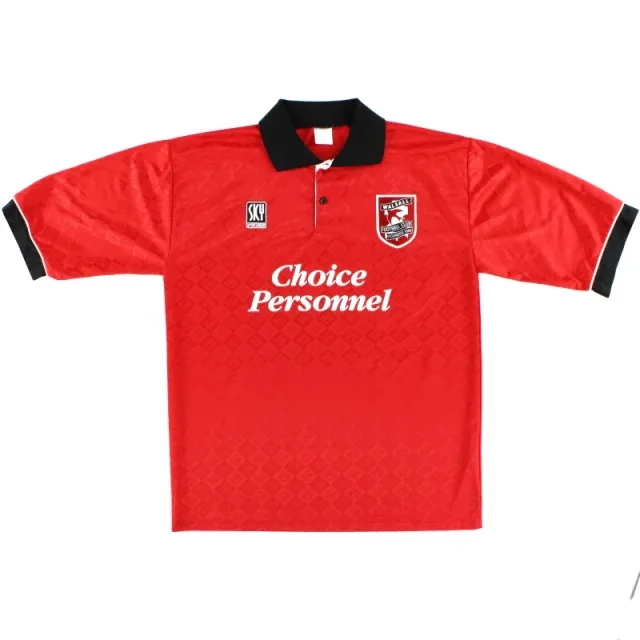 1995-96 Walsall Home Shirt M - Walsall / Excellent 