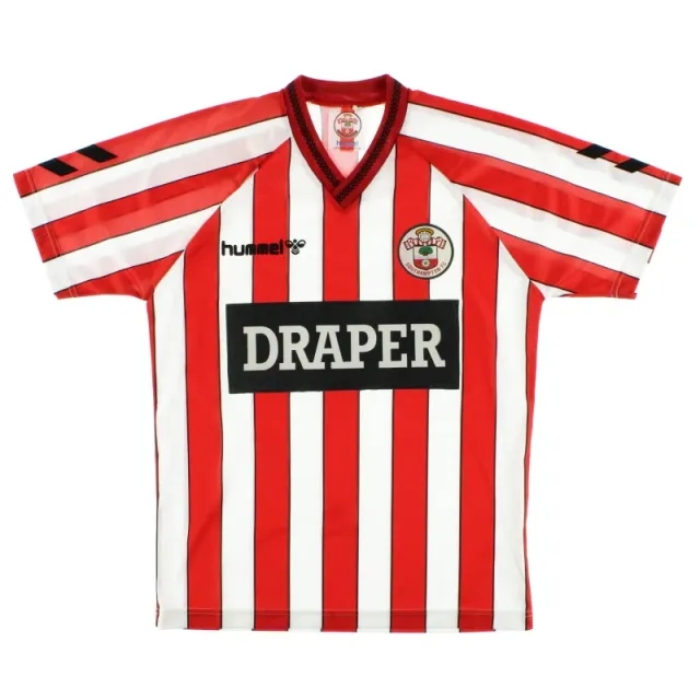 1989-91 Southampton Hummel Home Shirt XL - Southampton / Excellent 