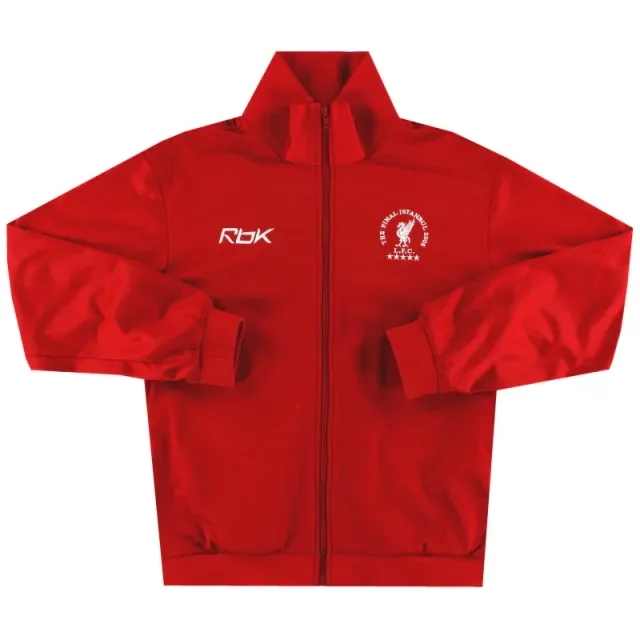 2005 Liverpool 'The Final Istanbul' Reebok Track Jacket XL - Liverpool / Excellent 