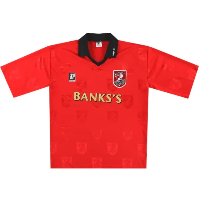 1996-97 Walsall Home Shirt *Mint* L - Walsall / Mint 
