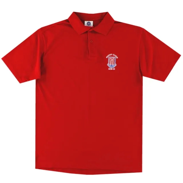 2008-09 Stoke City Polo Shirt L - Stoke City / Excellent 