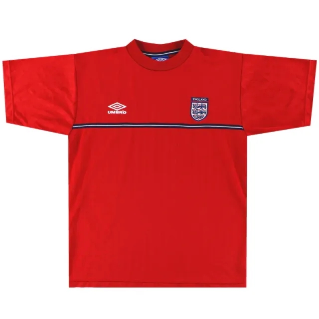 1999-01 England Umbro Training Shirt L - England / Excellent 