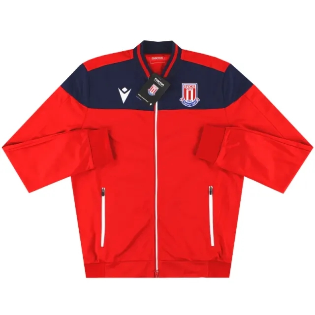 2019-20 Stoke City Macron Walkout Jacket *BNIB* M - Stoke City / BNIB 