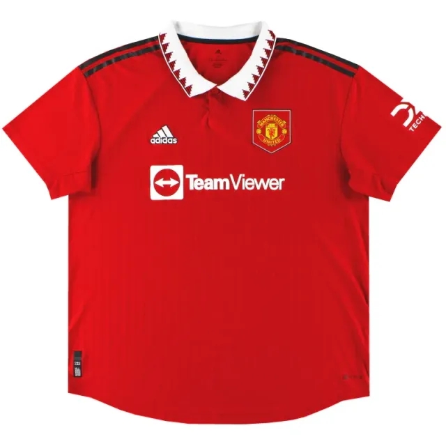 2022-23 Manchester United adidas Authentic Home Shirt XXL - Manchester United / Excellent 