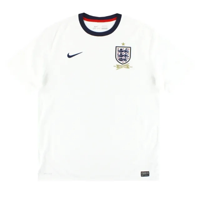 2013 England '150th Anniversary' Nike Home Shirt L - England / Excellent 