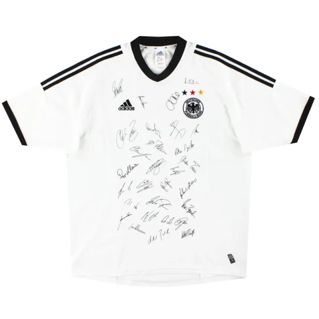 2002-04 Germany adidas Signed Home Shirt XL - Germany / Excellent 