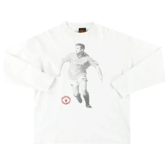 1994-95 Manchester United Cantona Graphic Tee XL - Manchester United / Very Good 