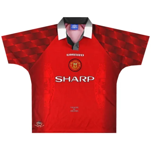 1996-98 Manchester United Umbro Home Shirt XL - Manchester United / Very Good 