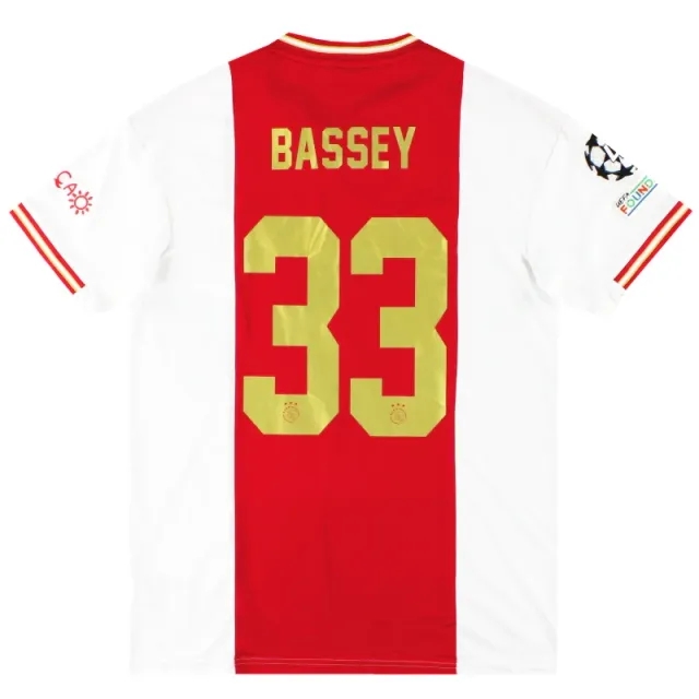 2022-23 Ajax adidas Away Shirt Bassey #33 L - Ajax / Excellent 