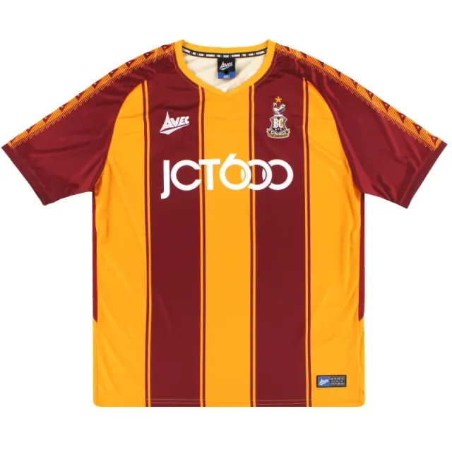 2020-21 Bradford City Avec Home Shirt *Mint* L - Bradford City / Mint 