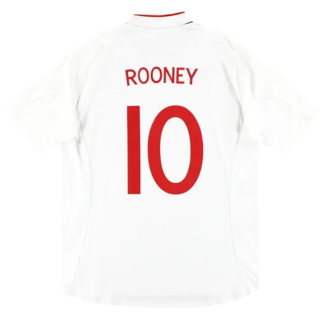 2012-13 England Umbro Home Shirt Rooney #10 XXL - England / Excellent 