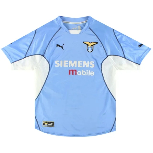 2001-02 Lazio Puma Home Shirt M - Lazio / Excellent 