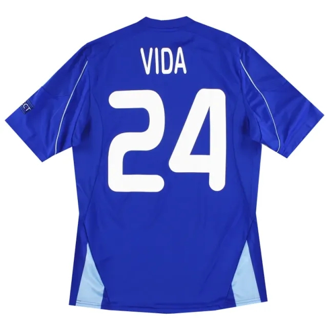 2013-14 Dynamo Kyiv adidas Match Issue Away Shirt Vida #24 M - Other European Clubs / Excellent 