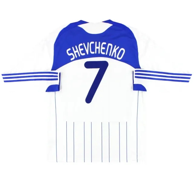 2008-10 Dynamo Kyiv adidas Home Shirt Shevchenko #7 L/S XL - Other European Clubs / Excellent 