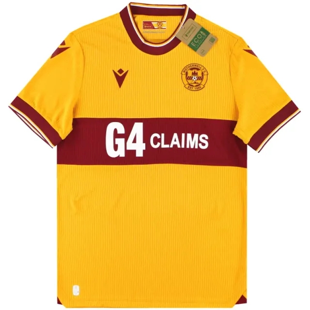 2023-24 Motherwell Macron Home Shirt *BNIB* - Other Scottish Clubs / BNIB 